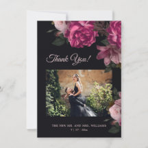 Hand Painted Roses Dark Romantic Wedding 