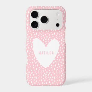 Hand painted spot and heart personalised