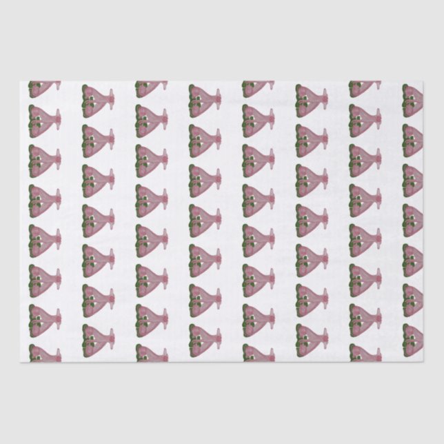 Hand Painted Staffordshire Dogs Tissue Paper (Front)