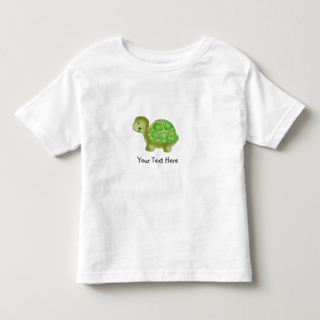 Hand-painted Turtle for kids - CUSTOMIZE Toddler T-Shirt (Front)