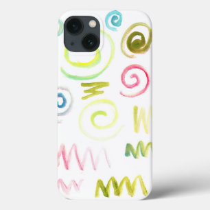hand painted watercolor iPhone 13 case