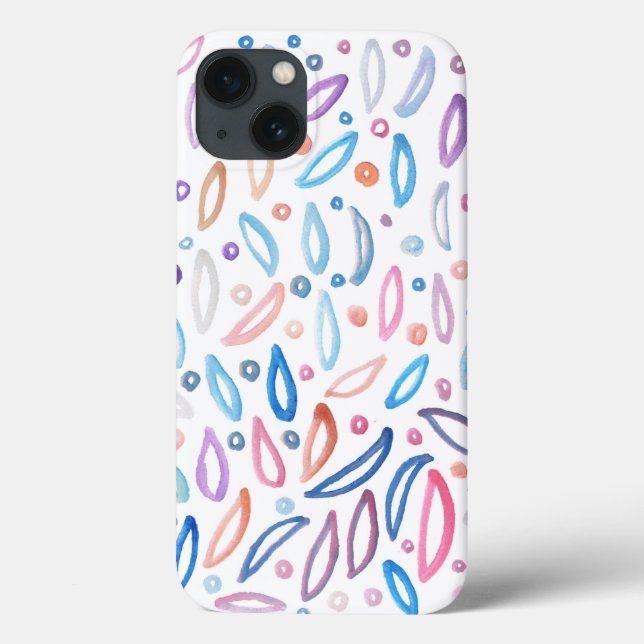 hand painted watercolor Case-Mate iPhone case (Back)