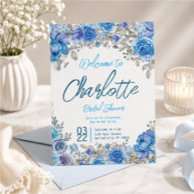 Hand-Painted Watercolor Floral Bridal Shower 