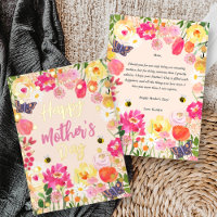 Hand-Painted Watercolor Floral Garden Mother's Day