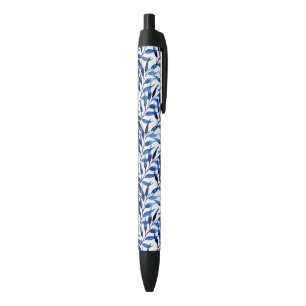 Hand Painted Watercolor Ink Pattern Black Ink Pen