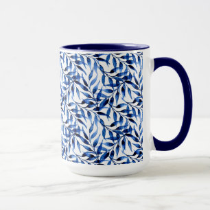 Hand Painted Watercolor Ink Pattern Mug