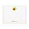 Hand Painted Watercolor Sunflower
