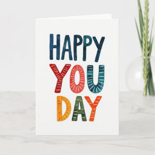 Hand Painted Your Day Card