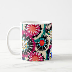 Hand Painting Abstract Watercolor Seamless Shibori Coffee Mug