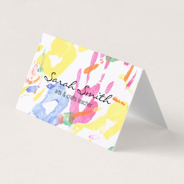 Hand Painting Business Card (Front)
