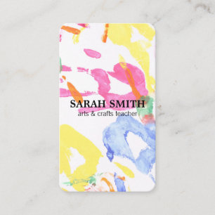 Hand Painting Business Card