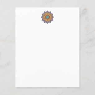 Hand Painting Mandala Clock Face 1