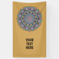 Hand Painting Mandala Clock Face 3