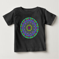 Hand Painting Mandala Clock Face 4