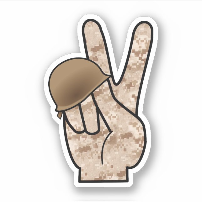 Hand Peace Camouflage (Front)