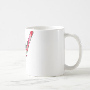 Hand peace sign coffee mug