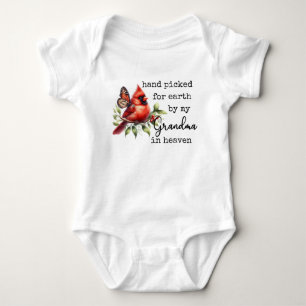 Hand picked for earth by my Grandma in heaven Baby Bodysuit