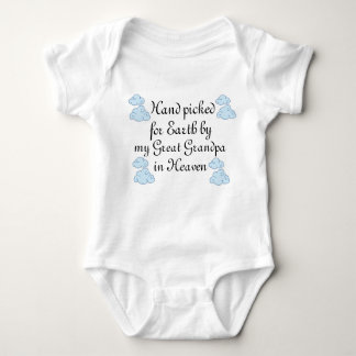 'Hand Picked For Earth...'Slogan baby Baby Bodysuit