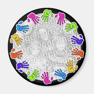 Hand Print Border Magnet