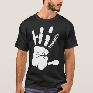 Hand print hand with the word Hater as a tattoo T-Shirt