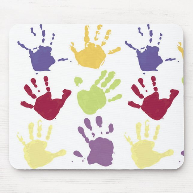 Hand Print mousepad (Front)