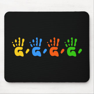 Hand Prints Mouse Mat