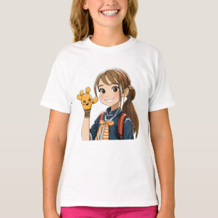 Hand Puppet - Girls Unisex T-Shirt
