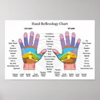 Hand Reflexology 16x11"