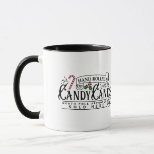Hand Rolled Candy Canes Mug