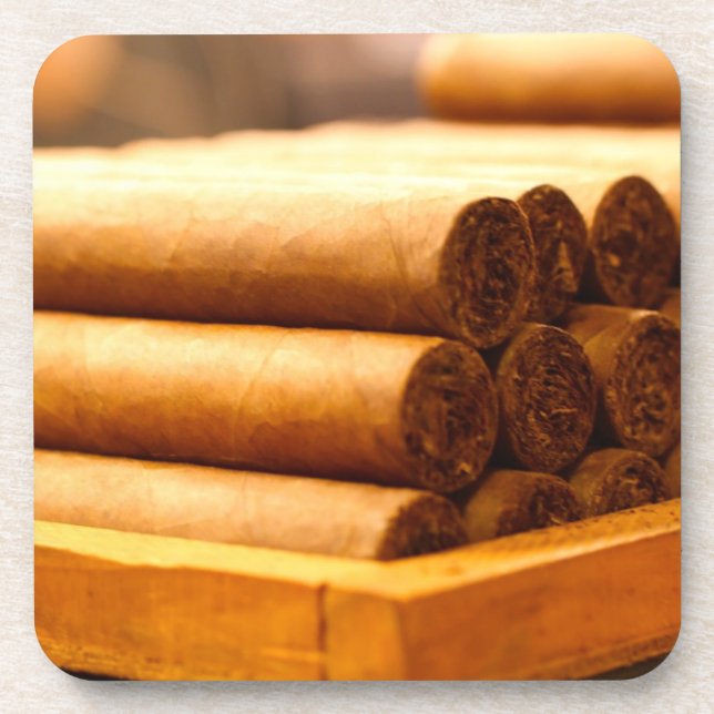 Hand Rolled Cigars from La Romana DR. Coaster (Front)