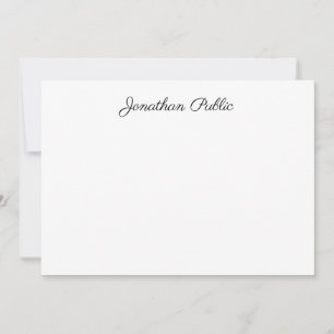 Hand Script Name Template Professional Trendy