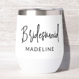 Hand Scripted Bridesmaid Bridal Bachelorette