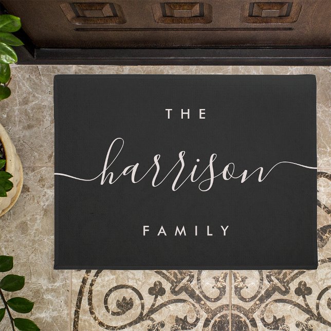 Hand Scripted | Personalized Family Name Doormat (Creator Uploaded)