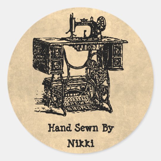 Hand Sewn By Stickers