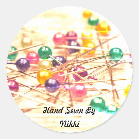 Hand Sewn By Stickers