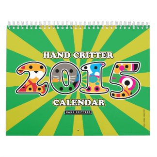 Hand Shaped Animals 2015 Calendar