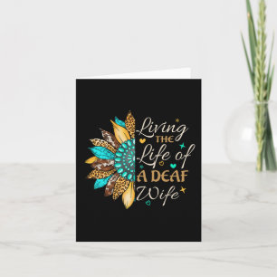 Hand sign language Living the life of a proud Deaf Card
