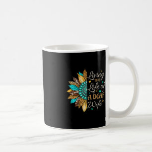 Hand sign language Living the life of a proud Deaf Coffee Mug