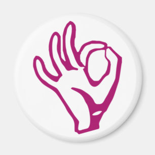 hand sign OK Magnet