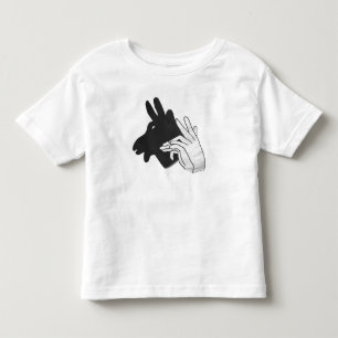 Hand Silhouette Billy Goat Toddler T-Shirt