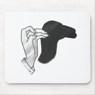 Hand Silhouette Camel Mouse Mat