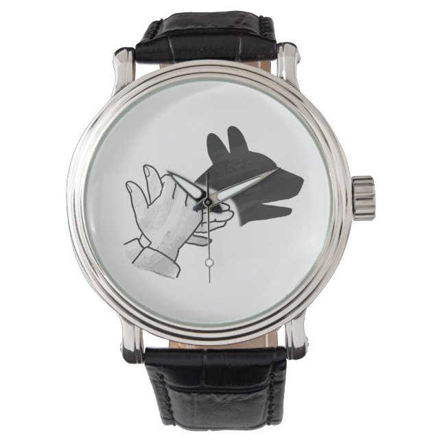 Hand Silhouette Dog Watch (Front)