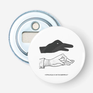 Hand Silhouette Duck Bottle Opener