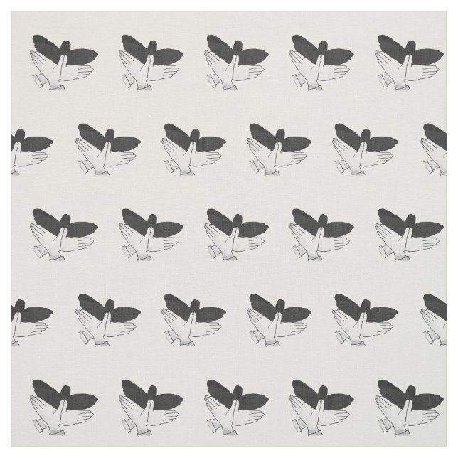 Hand Silhouette Eagle Fabric (Swatch)