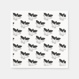 Hand Silhouette Eagle Napkin