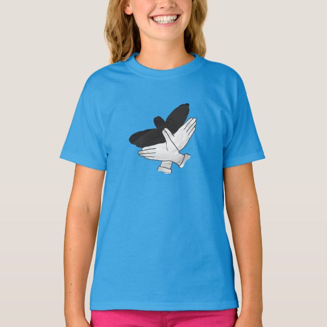 Hand Silhouette Eagle T-Shirt (Front)