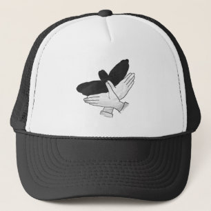 Hand Silhouette Eagle Trucker Hat