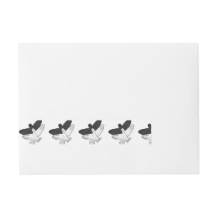 Hand Silhouette Eagle Wraparound Address Label