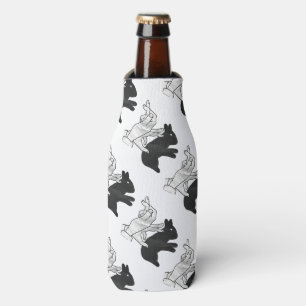 Hand Silhouette Rabbit Bottle Cooler