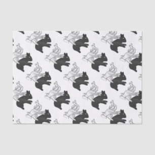 Hand Silhouette Rabbit Tissue Paper